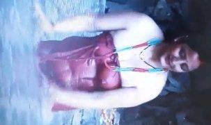 Indian river bathing aunty videos shared in KamaBaba
