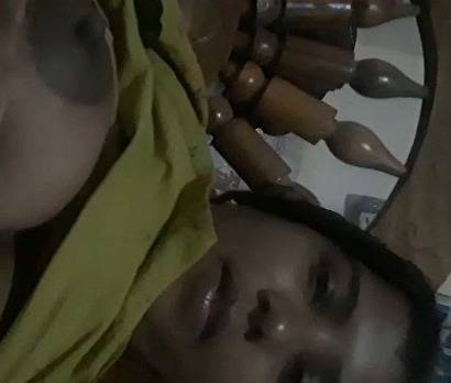 Desi Malayali wife milking boobs video