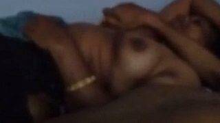 Kannur Malayali wife boobs fonding by husband