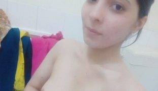 Kashmiri Cute Indian nude teen selfie