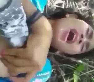 Desi crying sex in forest