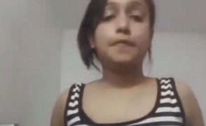 Indian teen removing clothes video