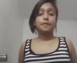 Indian teen removing clothes video