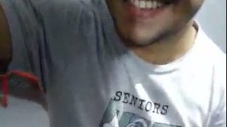 Indian college guy exposing big dick