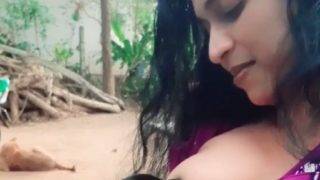 Mallu breastfeeding dog TikTok video