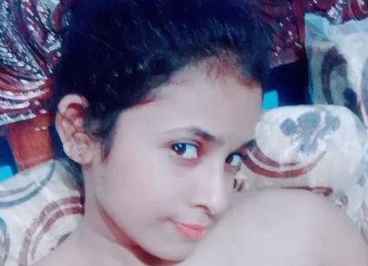Naked tease and masturbation of Dehati desi teen girl