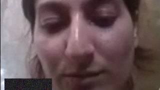 Punjabi Chitkara desi girl peeing in toilet video