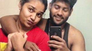 Leaked hotel room naked romance video of Indian lovers