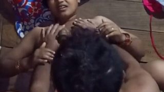 Sexy shaking village wife fucked hard by husband