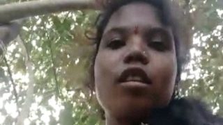 Adivasi ladki XXX with BF in forest