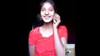 Cute desi GF showing boobs on video call