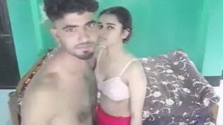 Cute Bengali girl with BF stripping romance video
