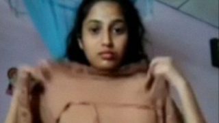 Desi roomie almost caught doing nude selfie porn