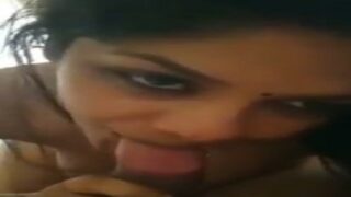 Naughty viral sensation kerala girl blowjob video