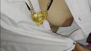 A weird couple wears mangalsutra before fucking