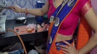 Kitchen sex video of dirty bhabhi and devar