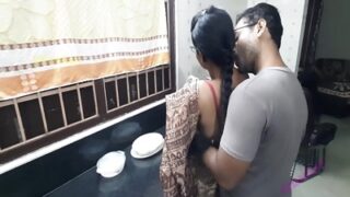 Devar Bhabhi sex video from the kitchen