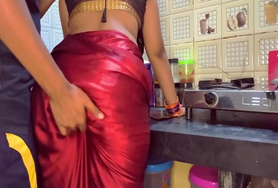 Babhicom - Indian desi porn of devar bhabhi in the kitchen