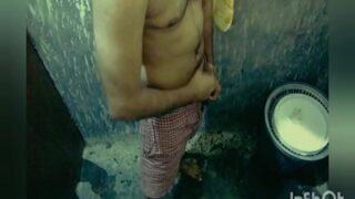 Bhabhi catches his devar masturbating in the bathroom