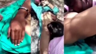 Hot xxx video of a desi couple fucking outdoors