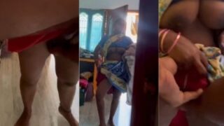 Kinky owner fingers his maid’s cunt in an Indian xxx video