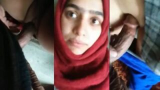 Karachi babe fucks quickly by her uncle in Pakistani sex