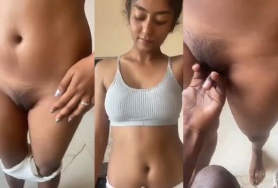 Bangalore IT girl enjoys her lover's fingers in pussy – AuntyMaza.in – AuntyMaza.in
