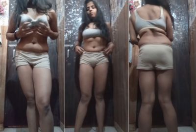 A young girl's stripping MMS for her lover – AuntyMaza.in – AuntyMaza.in