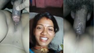 Lucky guy tears his married GF’s shaved pussy