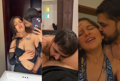 Hot Indian couple enjoys romantic sex in a hotel room