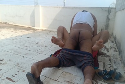 Kinky couple enjoys desi outdoor sex on the open terrace – AuntyMaza.in – AuntyMaza.in