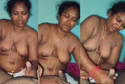 South Indian milf gives a furious handjob to her lover – AuntyMaza.in – AuntyMaza.in