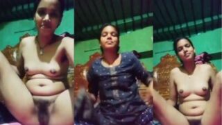 Tamil nude girl strips on camera and masturbates