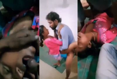 A 19-year-old village girl enjoys a desi threesome – HamaterDesi.com – HamaterDesi.com