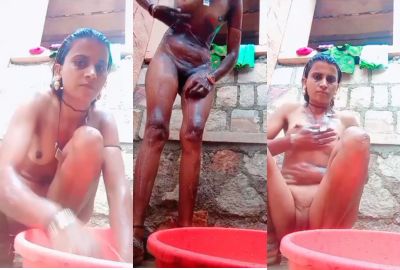 Desi nude Banjara lady records her MMS taking a bath – HamaterDesi.com – HamaterDesi.com