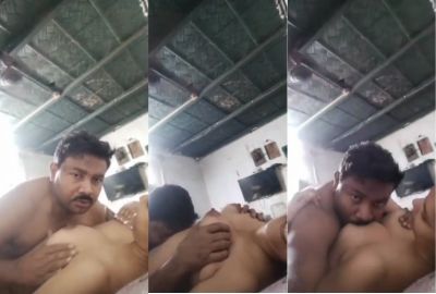Horny Jija chews big boobs of Sali in a local bf video – HamaterDesi.com – HamaterDesi.com