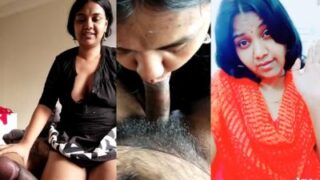 Stepson records his Tamil stepmom’s blowjob MMS