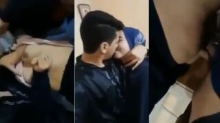 Guy records his Pakistani porn while fucking his hijabi GF