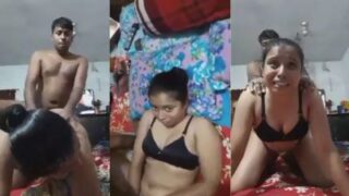 Wild man’s hard sex makes his wife moan in Bangla sex video