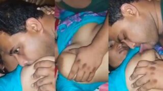 Jija sucks his Sali’s milky boobs in Bangla porn