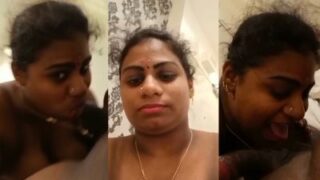 Sucking a dick before getting fucked in the Telugu sex video