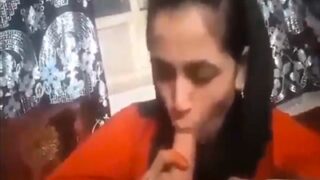 Khala gives a secret Bangladeshi blowjob to her stepbrother