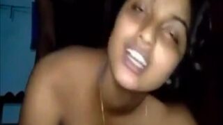 Tamil xxx MMS of a crazy guy fucking his wild GF in bed